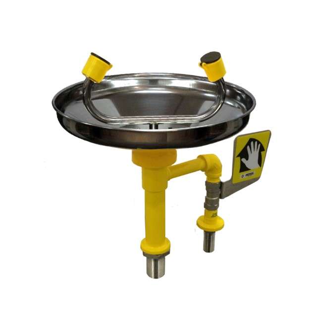 Bench Mounted Dual Head Eyewash Station