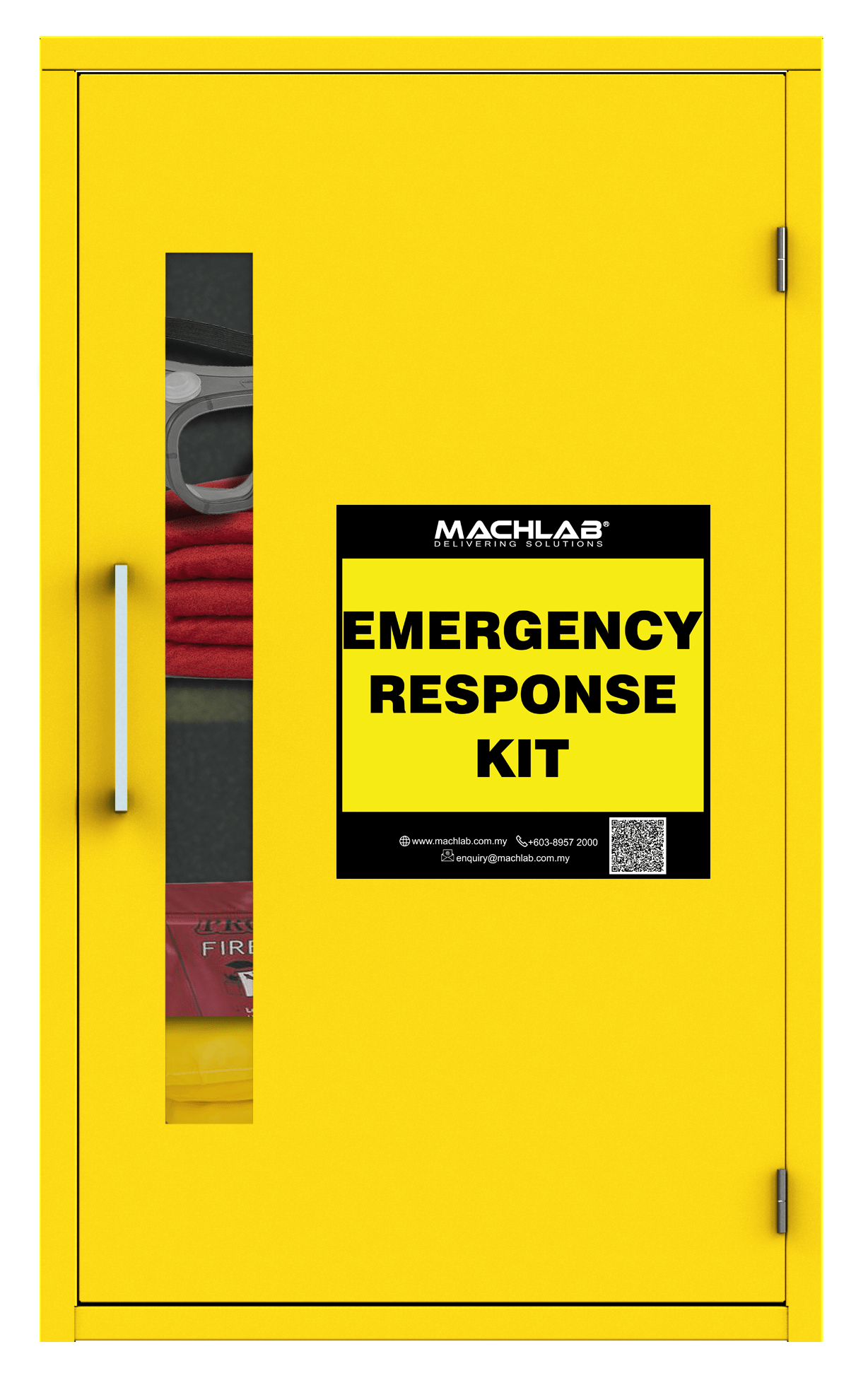 Machlab Emergency Response Kit Cabinet – First Aid and Spill Control