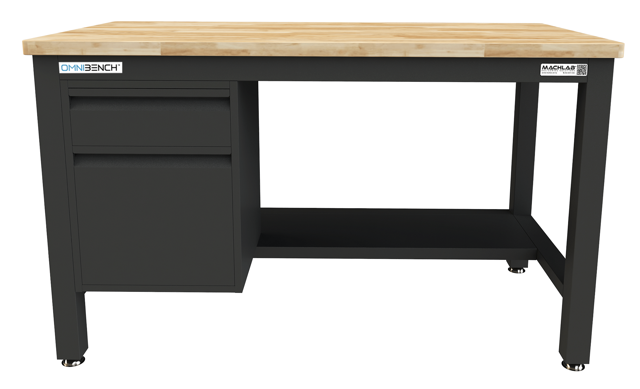 Omnibench Type A 1D1S Workbench with Drawer and Cabinet